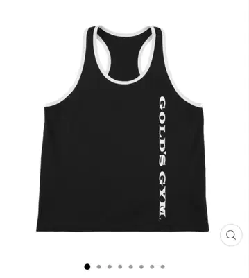 새상품 GOLD'S GYM 애슬리트 탱크 블랙 사이즈 L