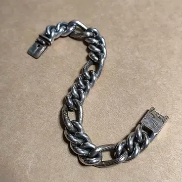 새상품급 수만다크와 팔찌 실버925 나뭇결 금 16cm