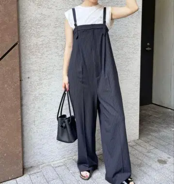 Spick & Span 베어 올인원 살로펫 스트라이프 네이비