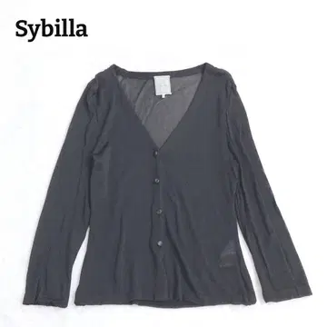 시빌라 가디건 겉옷 시어 오피카지 스트레치 얇은 소재 일본제 L