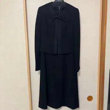 YH 유키코하네이 블랙 포멀 원피스 7호 반팔 관혼상제 S