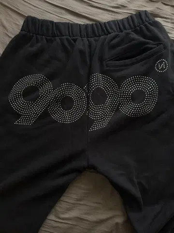 9090 스웨트 팬츠 큐빅 블랙 S