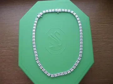 SWAROVSKI MILLENIA 테니스 목걸이 스퀘어 컷