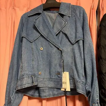 [최종 가격 인하] TENCEL DENIM SHORT TRENCH COAT