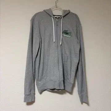 [ 새상품급 ] LACOSTE 집업 후드티 그레이