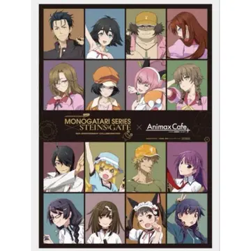 STEINS;GATE 모노가타리 시리즈 포스터 콜라보 카페 B2 스이파라