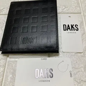 DAKS 블랙 접이식 지갑