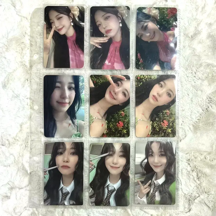 프로미스나인 백지헌 드볼 포카 일괄 세트 from our memento 스디웨 특전 럭드 미공포 분철