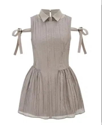 andwang arrange gingham mini dress