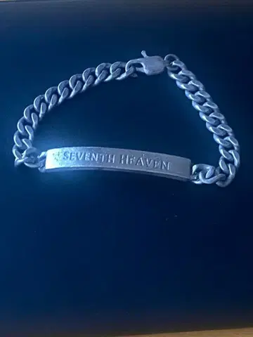 빈티지 silver 925 id 팔찌 seventh