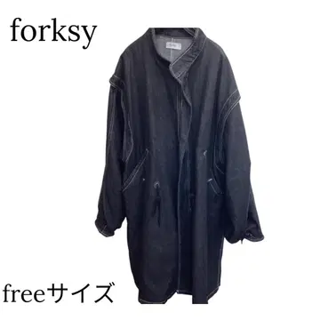 forksy 데님 2way 베스트 자켓 free