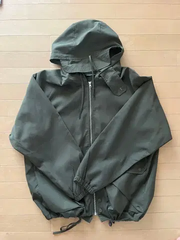 마운틴 파카 나일론 자켓 카키 후드 부착