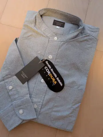 HITOYOSHI COMFORT CORDURA 밴드 카라 셔츠 M
