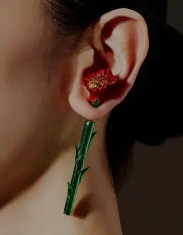 한정 판매! pameopose 파메오 포즈 플라워 귀걸이