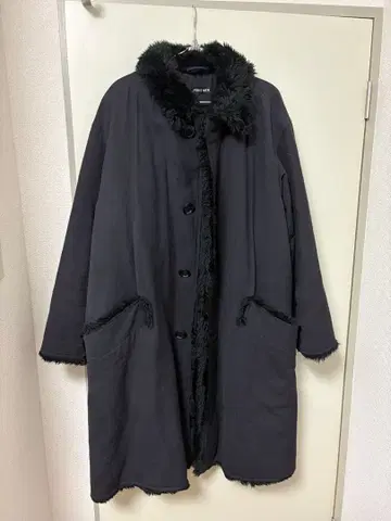 2003 ISSEY MIYAKE MEN shearling overcoat