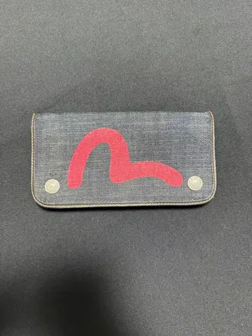 EVISU 데님 장지갑 지갑