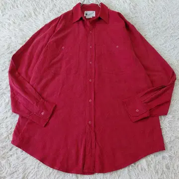 M 90s goouch deadstock silk shirt RED