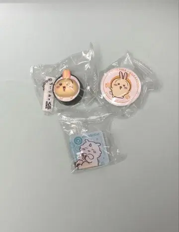 치이카와 쿠라스시 콜라보 토끼 미니 피규어 캔뱃지 아크릴 마그넷
