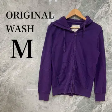ORIGINAL WASH 남성용 M 보라색 무지 롱T 스트릿 새상품급