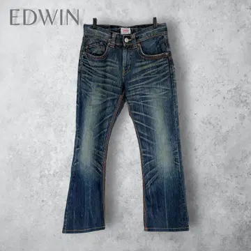 [ EDWIN 에드윈 ] 플랩 루즈 부츠컷 데님 411XVS 28