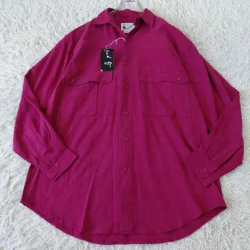 90s goouch deadstock 실크셔츠 퍼플레드