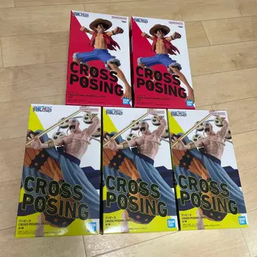 원피스 CROSS POSING 루피 에넬 피규어 5체 세트