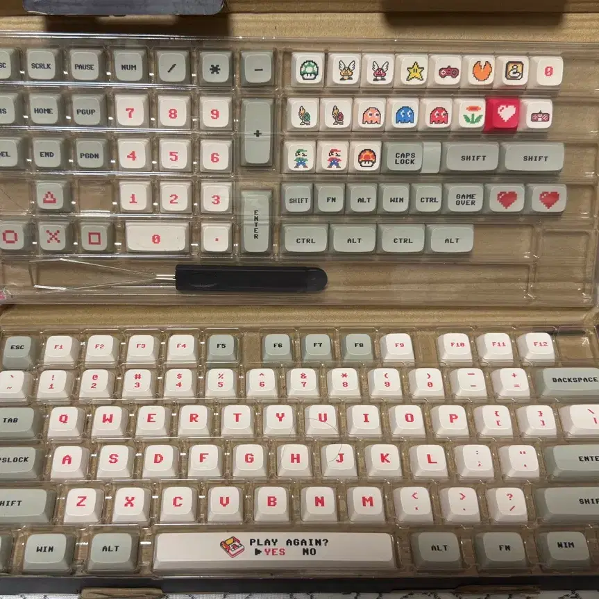 레트로 닌텐도 스타일 PBT 키캡 세트
