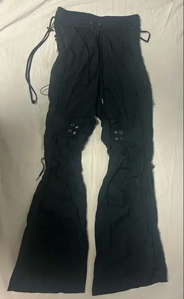 SLY LACE UP ATHLEISURE FLARE 팬츠 블랙2