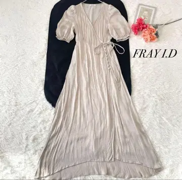 [FRAY I.D] 이페커 새틴 아지메헴 원피스 안감 포함 A라인