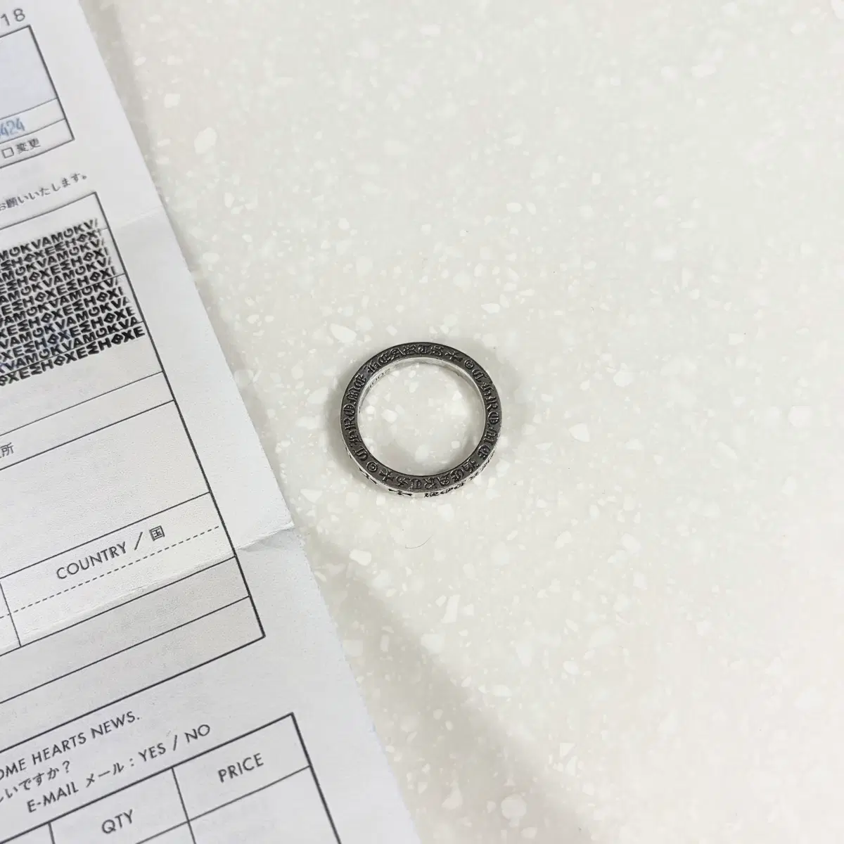 [23호] 크롬하츠 스페이서 퍽유링 3mm