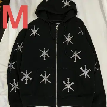 Unknown 지퍼 후드티 블랙 M