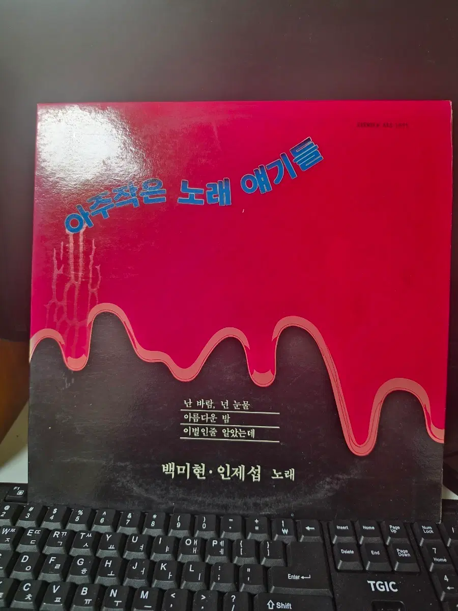백미현 인제섭 아주작은 노래 얘기들 LP