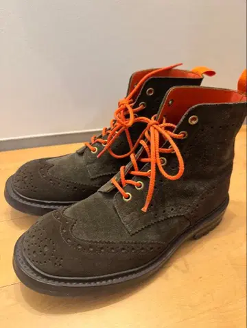 새상품급 QUILP by Trickers 윙 팁 부츠 UK7.5