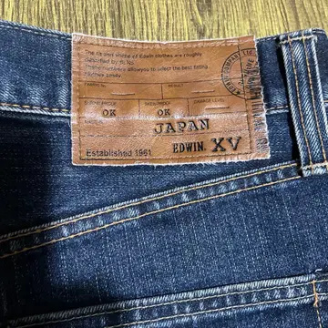 최종 가격 EDWIN XV 일본제 데님 팬츠 36인치