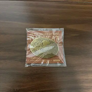 당시 물품 미사용 새상품 바람계곡의 나우시카 배지 지브리 미야자키 하야오 메탈 핀 배지
