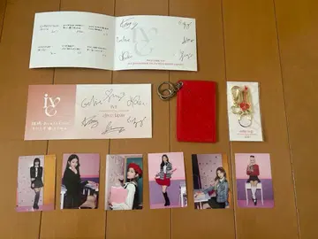 IVE 아이브 팬클럽 굿즈 포토카드 세트, 키링, 메시지 카드