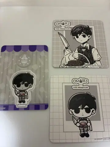 OMORI 오모리 츠리빌레 트리 빌리지 콜라보 카페 아크릴 스탠드
