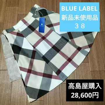 금일 한정! 택 포함 새상품 BLUELABEL 노바 체크 플레어 스커트