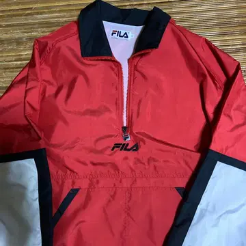 최종 가격 레어 FIRA 나일론 하프 지퍼 점퍼 90s 힙합