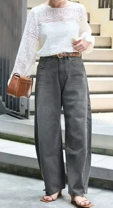 워셔블 / DU JOUR/ BARREL BAGGY JEAN