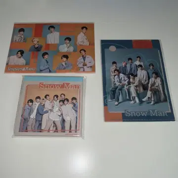 Snow Man 굿즈 3종 세트 클리어 파일 메모장