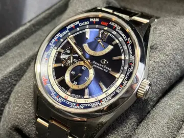 ORIENT STAR 손목시계 자동 와인딩 월드 타임 WZ0071JC