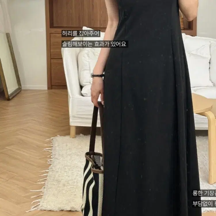 블랙 롱여름 원피스 77