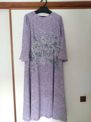 택 포함 미착용 SunaUna MAKE BOCY 프린트 원피스 M
