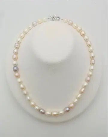 담수 진주 목걸이 멀티 컬러 액세서리 진주 담수 진주