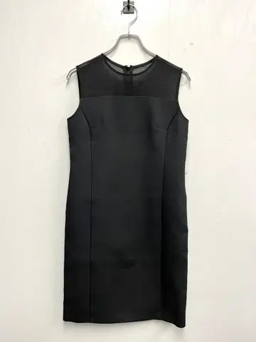 구제 의류 루니 포멀 원피스 여성용 블랙 슬리브리스 성인 38호