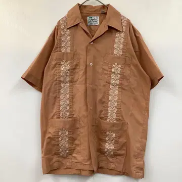 구아야베라 HABANO 쿠바 셔츠 90s 오픈 카라