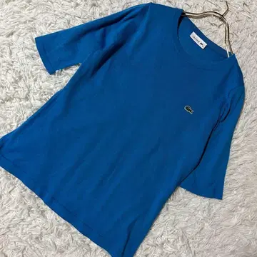 LACOSTE 반팔 티셔츠 블루 36