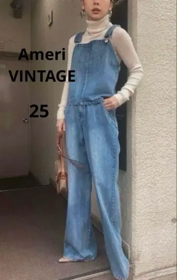 Ameri VINTAGE/SET UP DENIM OVERALL 25