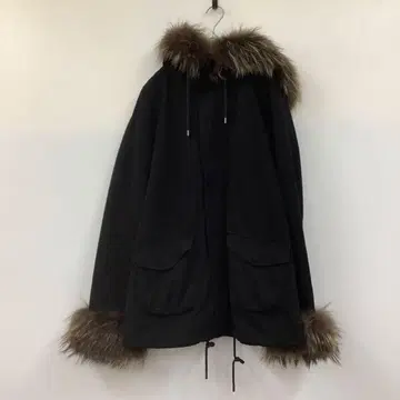 FREE'S SHOP 플리스 샵 모즈 코트 풀 집업 후드 부착